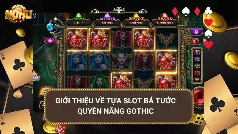 Banner chủ đề gothic với ánh sáng đỏ tạo cảm giác huyền bí