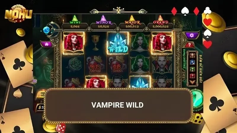 Vampire Wild xuất hiện giúp thay thế biểu tượng tạo chuỗi thắng